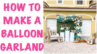 Balloon Garland Tutorial | How to make a balloon garland | Balloon Tutorial | Balloon Tips