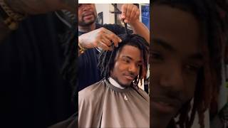 CUTTING MY LOCS OFF AFTER A YEAR‼️CRAZY HAIRCUT TRANSFORMATION😱#locjourney #haircut #trending