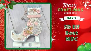 Day 7 - Hidden Giveaway - 3D Elf Boot MDC - Merry Craft-mas Series| ASC Craft Supplies DTP