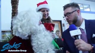 My Interview & Meeting with SANTA CLAUS at a Car Dealership- And his little Elf