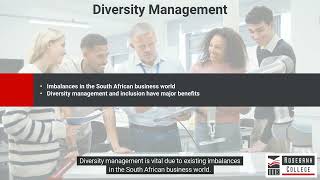 Explain the Need for Diversity Management in South Africa (LU2/LO3)