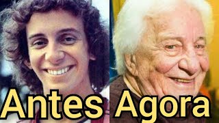 ANTES E AGORA DE ATORES IDOSOS DA GLOBO COM IDADE ATUAL