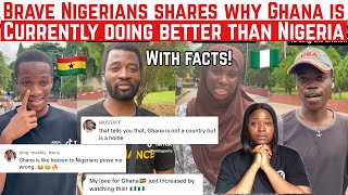 BRAVE NIGERIANS SHARES WHY GHANA IS CURRENTLY DOING BETTER THAN NIGERIA WITH FACTS