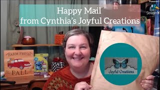 Happy Mail from @CynthiasJoyfulCreations