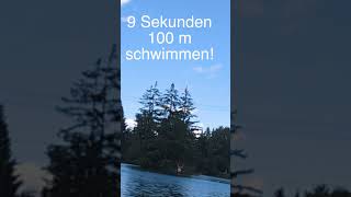 Weltrekord! 100 m Schwimmen unter 10 Sekunden!