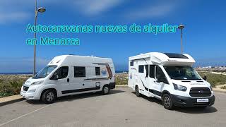 CamperVanMenorca Elige el tipo de autocaravana nueva en Menorca para tu aventura y ¡ A rodar!