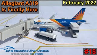 *ALLEGIANT A319 IS FINALLY HERE* Flint Bishop International Airport Update #18 | February 2022.