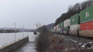 NS Intermodal at the lock and dams in Emsworth, PA