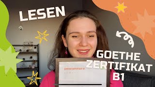 Мой опыт сдачи Goethe Zertifikat B1 (Lesen 93/100)