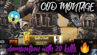 COD FREE FOR ALL MONTAGE 🔥 || NOPB TO PRO JOURNEY 😎