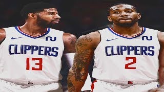 KAWHI LEONARD AND PAUL GEORGE LOS ANGELES CLIPPERS REBUILD