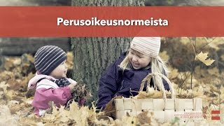 4 Johdatus perus  ja ihmisoikeuksiin   Perusnormeista