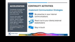 Tetra Tech Provides Guidance on Adapting Your Business Continuity Plan during the COVID-19 Pandemic