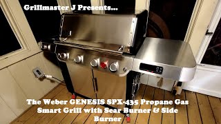 Grill Master J Breaks out the New Weber GENESIS SPX-435 Smart Grill