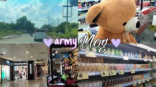 [아미 로그] My Army-log 💜 A day in my life: shopping with my mom 🇮🇳💗