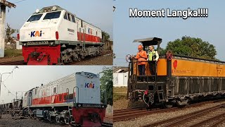 Dapat Moment Lokomotif Seruntulan Dan Langsiran KLB Ballast!!! Hunting KA Di Stasiun Tasikmalaya