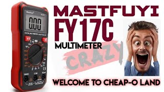 MASTFUYI FY17C CHEAP-O Multimeter Review & Teardown!