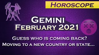 Gemini February 2021 horoscope