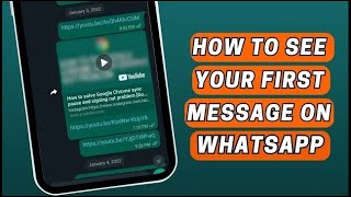 [2023] How to See First Message on WhatsApp Without Scrolling | New WhatsApp Trick