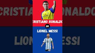 Messi vs Ronaldo: Would You Rather? | YouTube Shorts