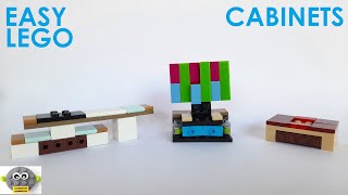 LEGO classic TV cabinets  -"How to" - ideas