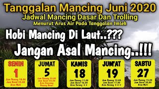 Tanggalan Mancing Bulan Juni 2020