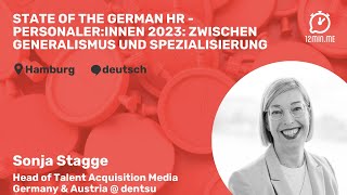 12MIN.ME | HIRE #4 | Sonja Stagge „State of the German HR“