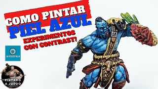 👨‍🎨TUTORIAL👩‍🎨 COMO PINTAR PIEL AZUL / COMO PINTAR ORKS ALTERNATIVOS / COMO PINTAR W'adrhŭn