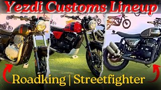 Yezdi Streetfighter 334 Price | Yezdi ADV Rally Pro | Yezdi Roadking | Yezdi Customs Lineup Revealed