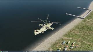 Sssslllooopppyyy pile-lot at Batumi in Ka-50 in DCS 2.7