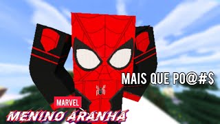 Minecraft: MARVEL MENINO ARANHA T4 - MINHA INDENTIDADE FOI REVELADA😲!!(LONGE DE CASA).#Ep28