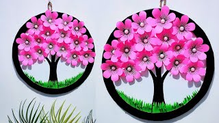 Paper Tree wall hanging craft | Paper craft for home decoration | Diy paper flower wall decoration