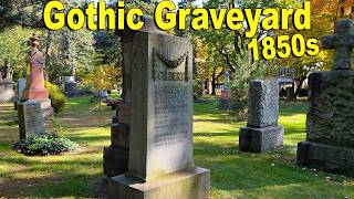 Toronto's Oldest & Most Historic Necropolis Cemetery | Fall Colors Walk in Cabbagetown