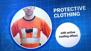 Protective clothing with active cooling function - (PPE) - CIOP-PIB (en)