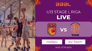 BC HoNsU 2012 vs KV Team 2012 | BBBL Boys U13