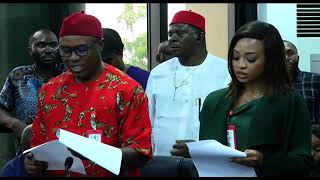 Enugu Gov Peter Mbah Swears in 20 Commissioners for Effective development.