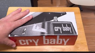 Dunlop Crybaby Wah Pedal | Unboxing and First Time Using #guitaraccessories