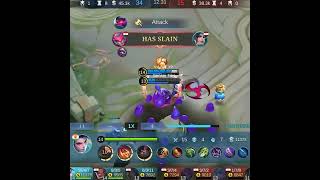 HANABI INSANE DAMAGE  BUILD | HANABI BEST BUILD 2023 | HANABI MLBB #shorts