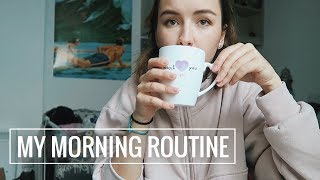 MY MORNING ROUTINE | МОЕ УТРО собираюсь в университет, завтрак, аутфит, макияж