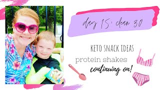 Summer Keto Snacks for the Pool  | Perfect Keto Protein Shakes!