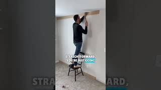 I built this accent wall using only a hammer #shorts