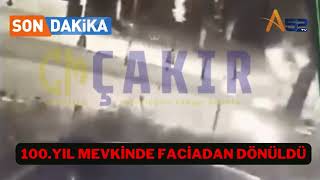 Ünye Devlet Sahil Yolu Yüzüncü Yıl Virajında trafik kazası meydana geldi.