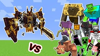 Ignis Vs. Mutant Beasts and More Mutants in Minecraft