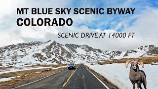 Driving the highest paved road in North America: Mount Blue Sky Scenic Byway