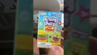 I got Krabby Patty Plus Prizes from Five Below! #shorts #fivebelow