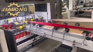 Full automatic folder gluer and stitcher machine