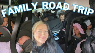 our first FAMILY ROAD TRIP with our NEWBORN