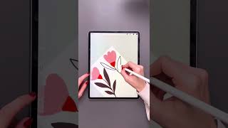 Procreate art♥️ #art #artshorts #arttutorial #easyart #procreate #shorts #fyp #create #iphone14