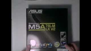 ✅ ASUS M5A78L-M LX V2 Motherboard - unboxing and overview/распаковка и описание