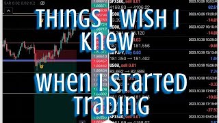 Things I WISH I Knew When I First Started Trading | Forex